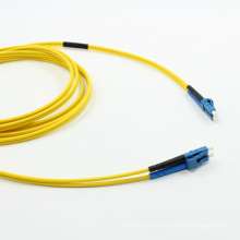 Cable de fibra óptica Siglemode dúplex LC / PC